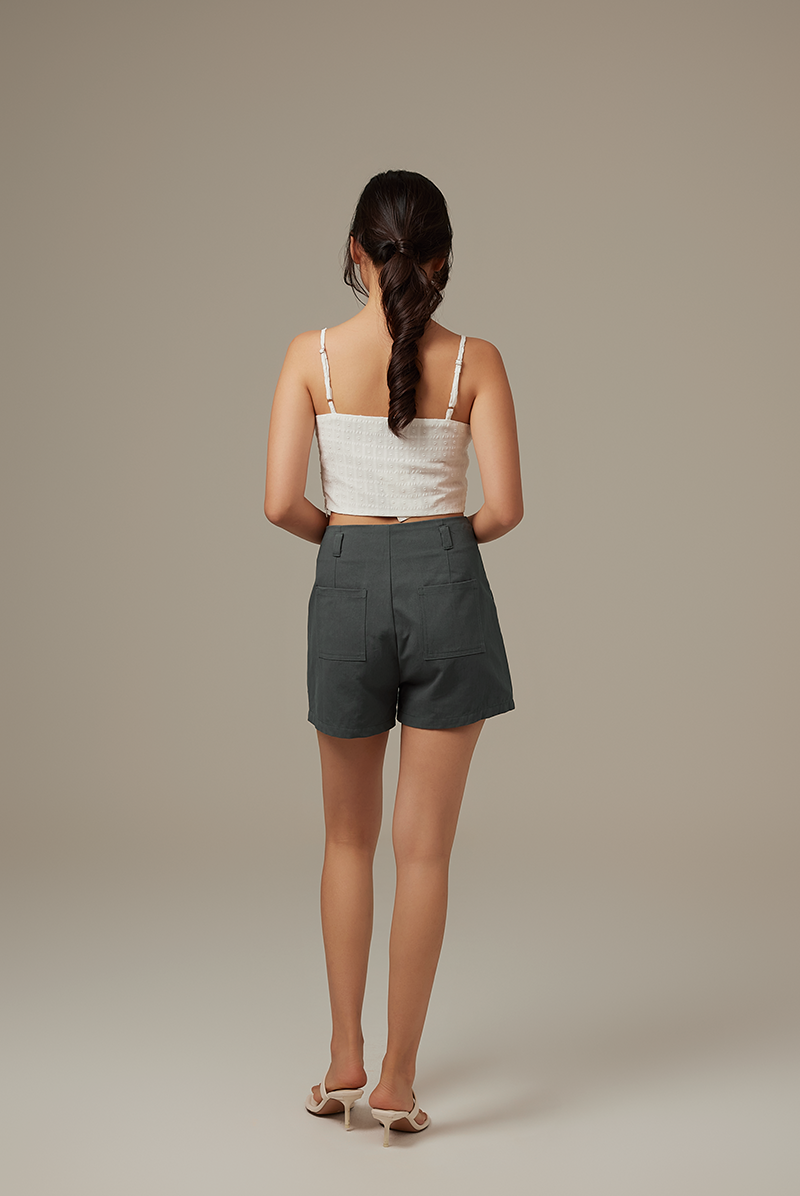 Siobhan Textured Camisole Top in White