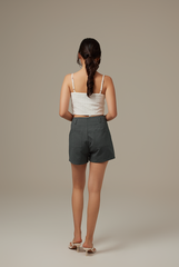 Siobhan Textured Camisole Top in White