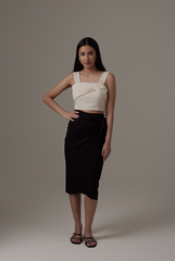 Herim Knotted Top in Rice
