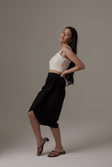 Herim Knotted Top in Rice