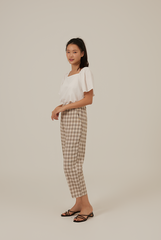 Aileen Elasticated Blouse in White