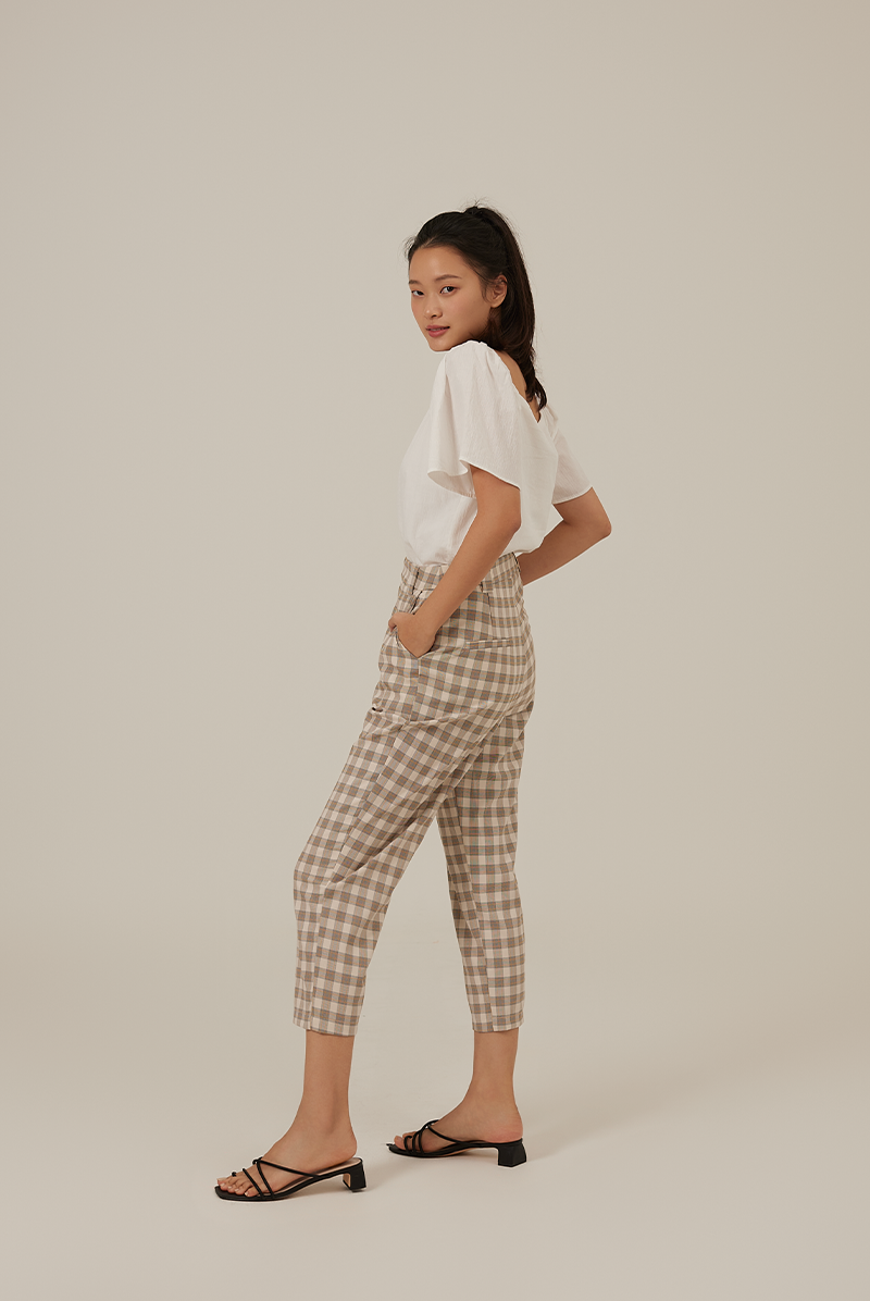 Aileen Elasticated Blouse in White