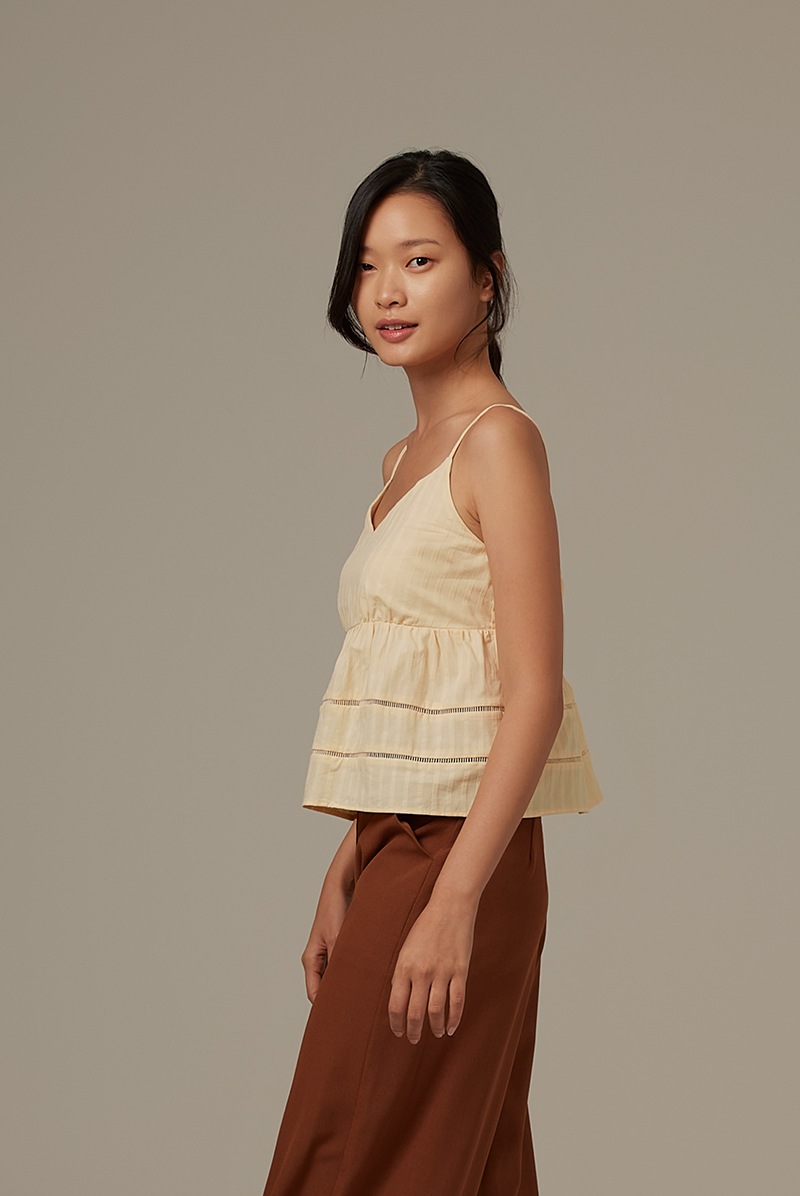 Richie Babydoll Top in Melon