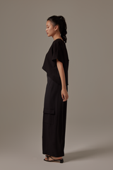 Rumiel Kimono Top in Black