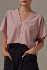 Rumiel Kimono Top in Dusty Pink
