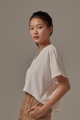 Rumiel Kimono Top in White