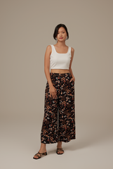 Jania Crop Tank Top in White