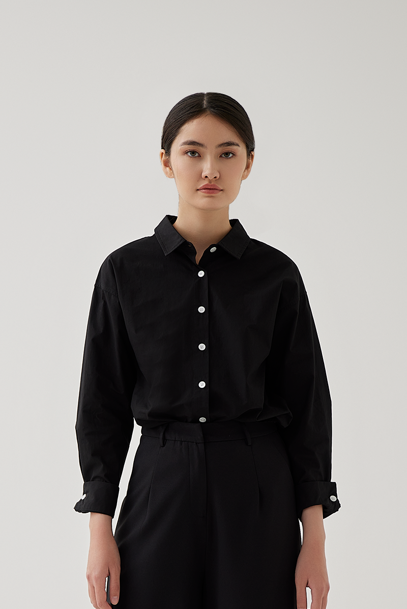 Armilla Button Down Shirt in Black