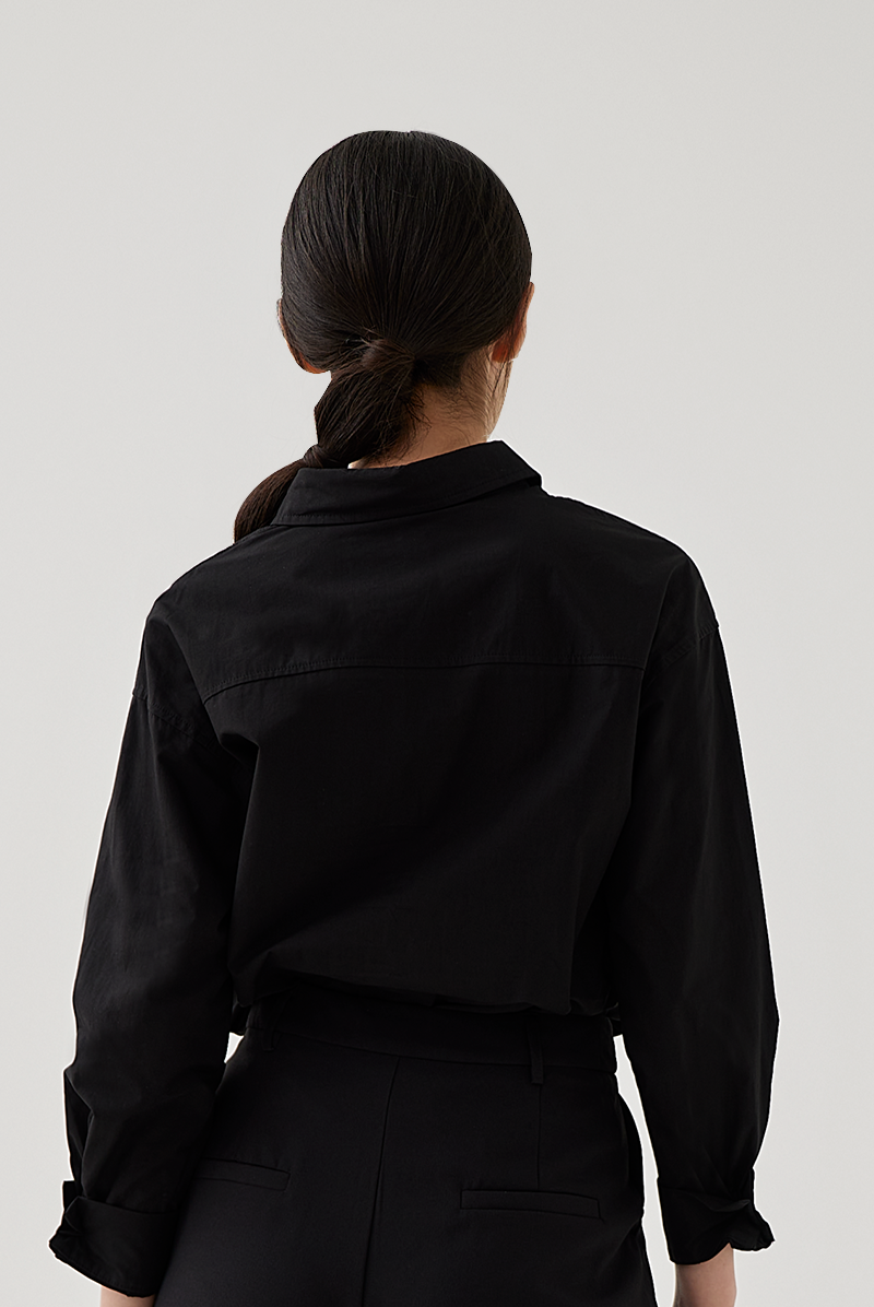 Armilla Button Down Shirt in Black