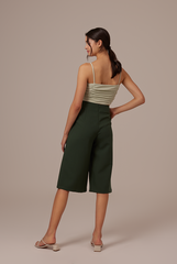 Agnes Waffle Textured Camisole in Pistachio