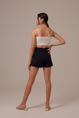 Agnes Waffle Textured Camisole in White