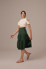 Kayra Cold Shoulder Top