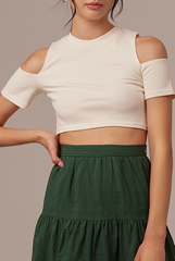 Kayra Cold Shoulder Top