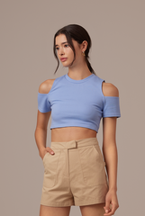 Kayra Cold Shoulder Top