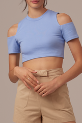 Kayra Cold Shoulder Top