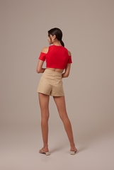 Kayra Cold Shoulder Top