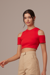 Kayra Cold Shoulder Top