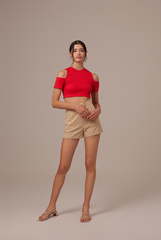 Kayra Cold Shoulder Top