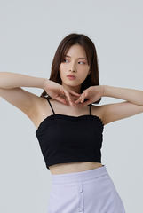 Celena Sweetheart Padded Bralette in Black