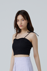 Celena Sweetheart Padded Bralette in Black