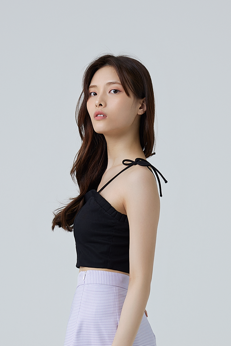 Celena Sweetheart Padded Bralette in Black
