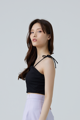 Celena Sweetheart Padded Bralette in Black