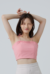 Celena Sweetheart Padded Bralette in Bubblegum