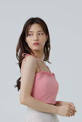 Celena Sweetheart Padded Bralette in Bubblegum