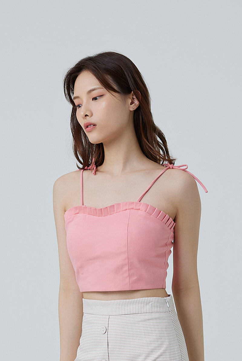 Celena Sweetheart Padded Bralette in Bubblegum