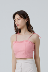 Celena Sweetheart Padded Bralette in Bubblegum