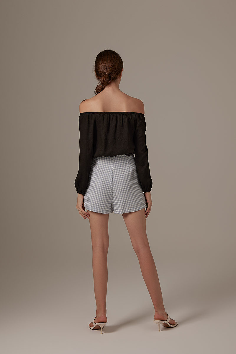 Lowry Off-Shoulder Top in Black