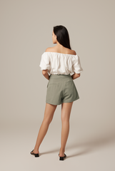 Gwyneth Off Shoulder Top in White