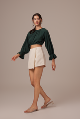 Doris Raglan Sleeves Top in Pine