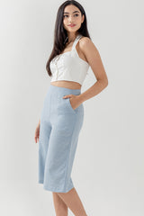 Germaine Culottes in Dusty Blue
