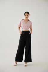 Tyra Long Pants in Black