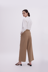 Tyra Long Pants in Coffee