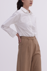Tyra Long Pants in Coffee