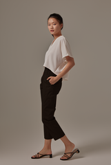 Leyla Tailored Pants in Black