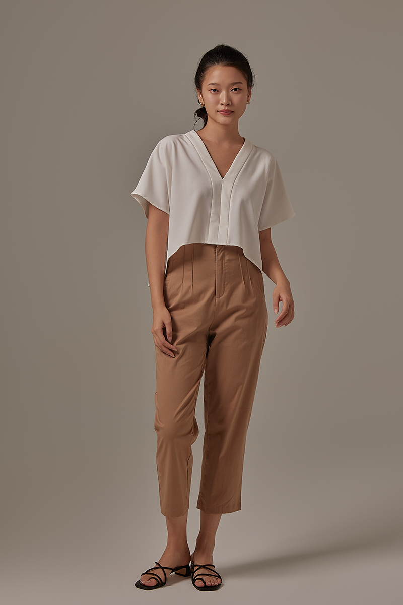 Leyla Tailored Pants in Truffle