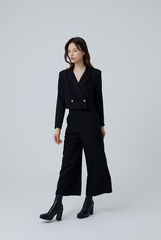 Daphne Wide Leg Pants in Black