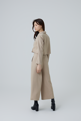 Daphne Wide Leg Pants in Khaki