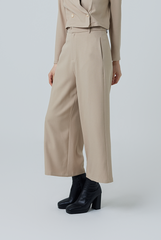 Daphne Wide Leg Pants in Khaki