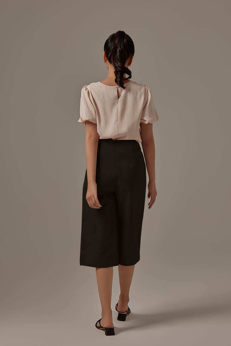 Enola Wide Leg Pants in Black