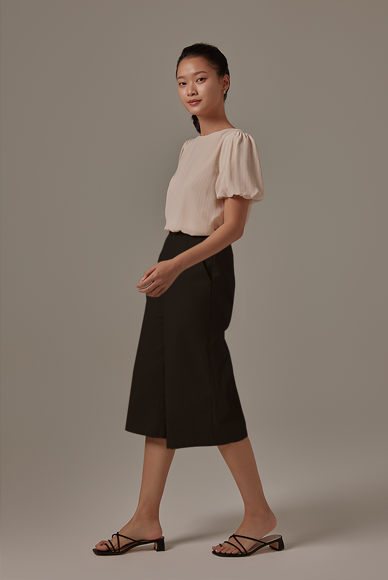 Enola Wide Leg Pants in Black