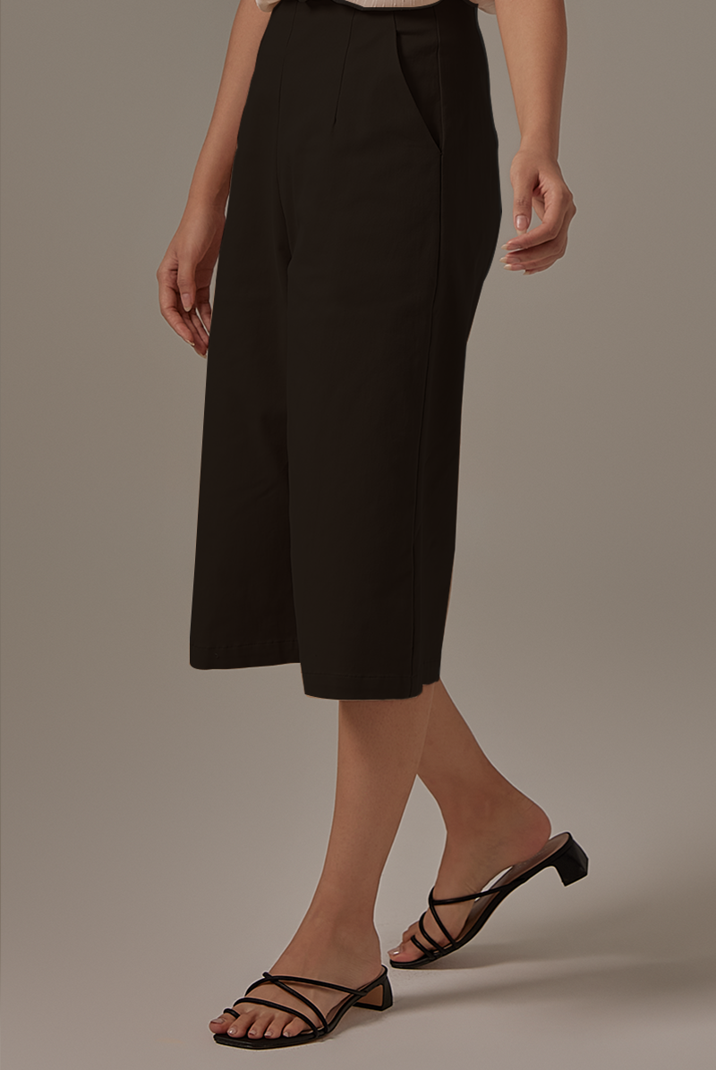 Enola Wide Leg Pants in Black