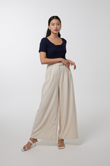 Lexie Wide Leg Pants in Sand