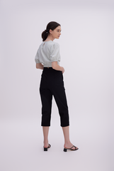 Coreen High Waisted Pants in Black