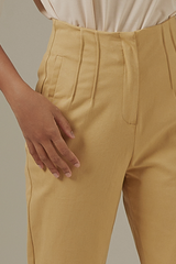 Coreen High Waisted Pants in Camel