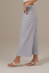 Solmi Wide Leg Pants in Light Blue