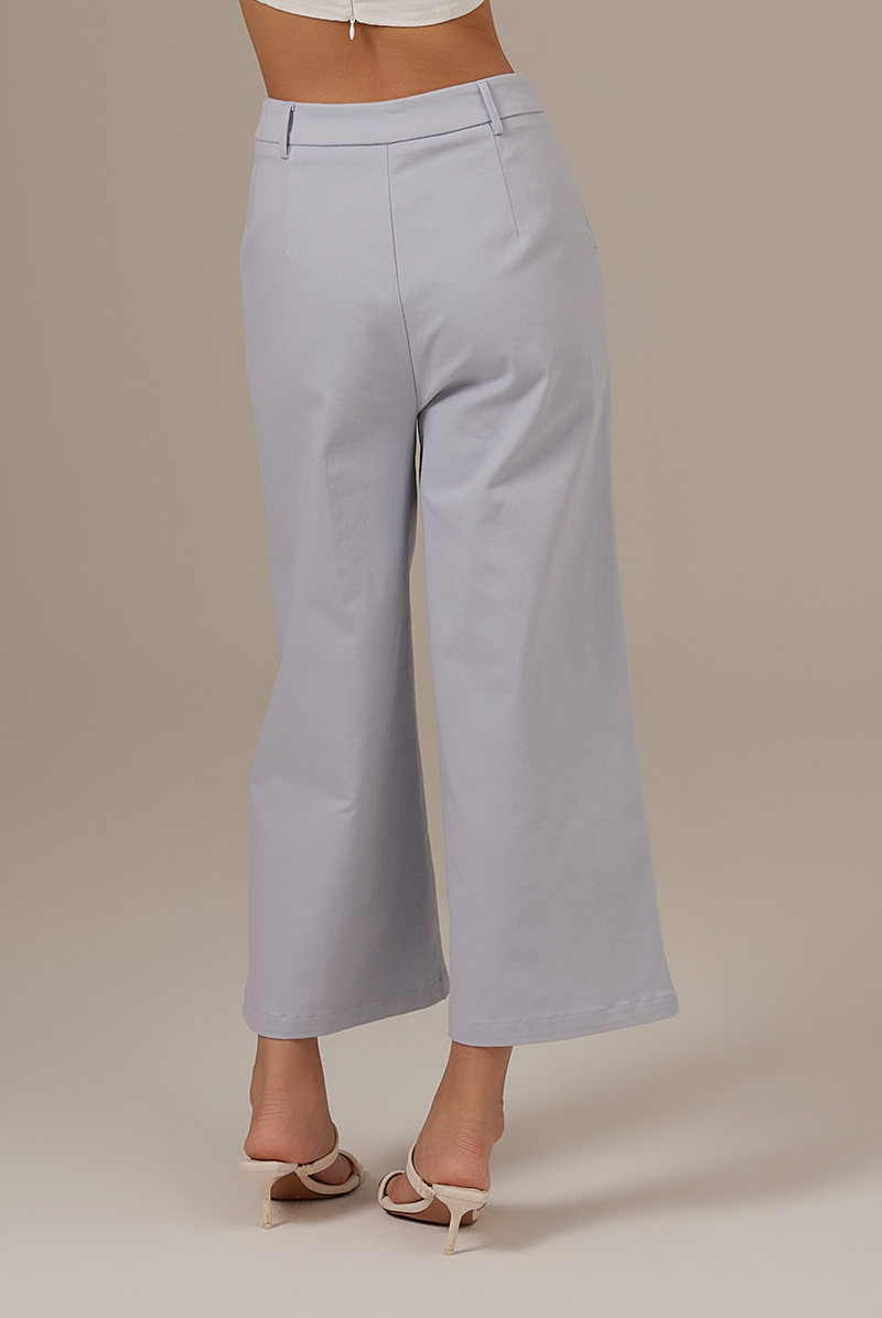 Solmi Wide Leg Pants in Light Blue